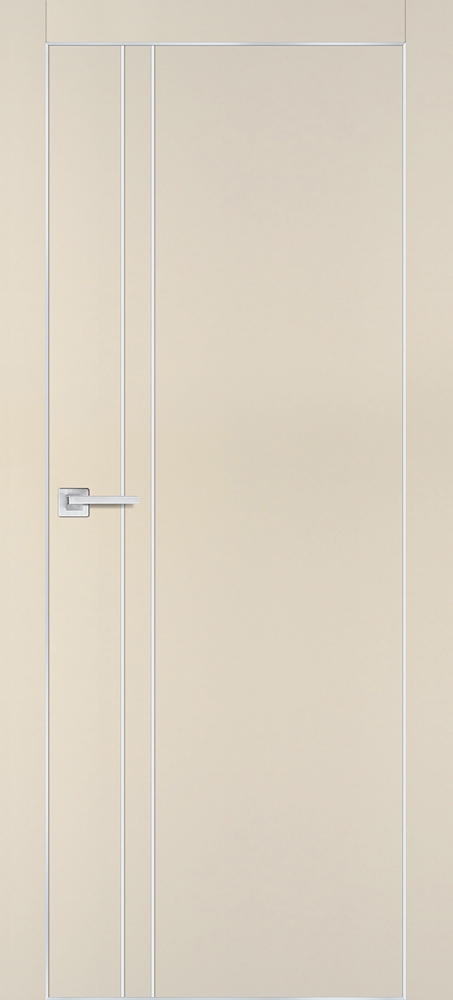 Фото Межкомнатная дверь PX-20  AL кромка с 4-х ст. Бежевый матовый